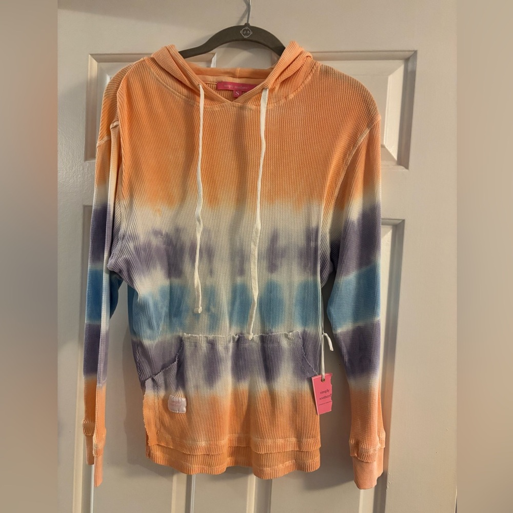 Simply Southern Multicolor Tie-Dye Thermal Pullover